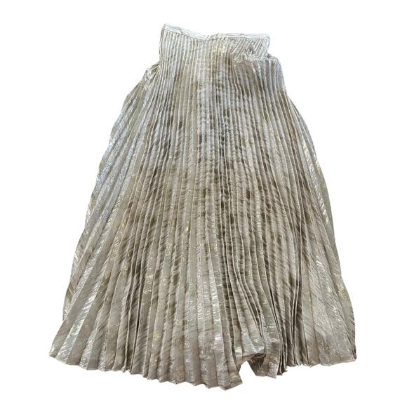 Moulinette Soeurs Midlight Maxi Pleated Skirt Size 4P - Picture 7 of 7